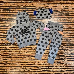 Bang bang Copenhagen polka dot unisex Batman